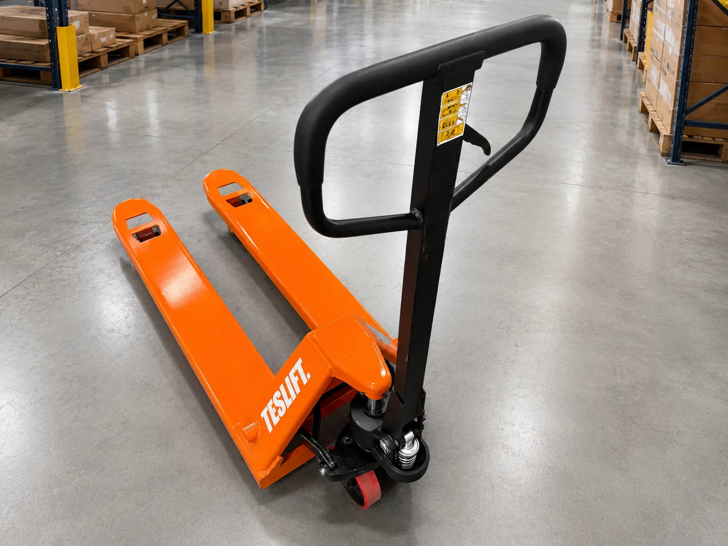 Teslift ručni paletar 5000 kg – 550 × 1150 mm – PU točkići
